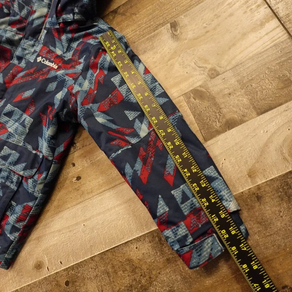 Columbia Bugaboo III Interchange Jacket Boys XXS (4-5) Red Blue‎ Omni-Tech